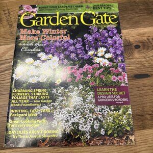 Garden Gate Make Winter More Colorful Magazine 2014